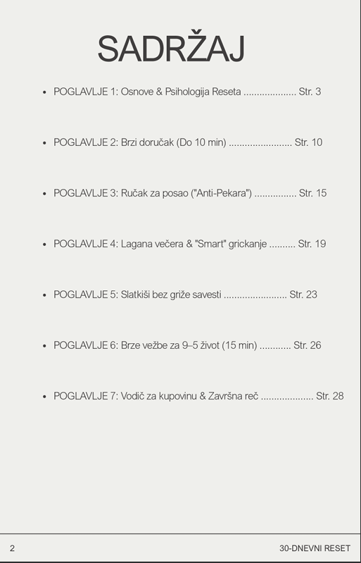 Mršavljenje bez vremena (Digitalni vodič)